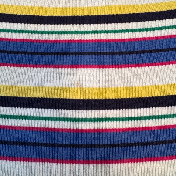 Ralph Lauren Striped Multicolor Women's Boat Neck Top Size Large - Picture 4 of 7